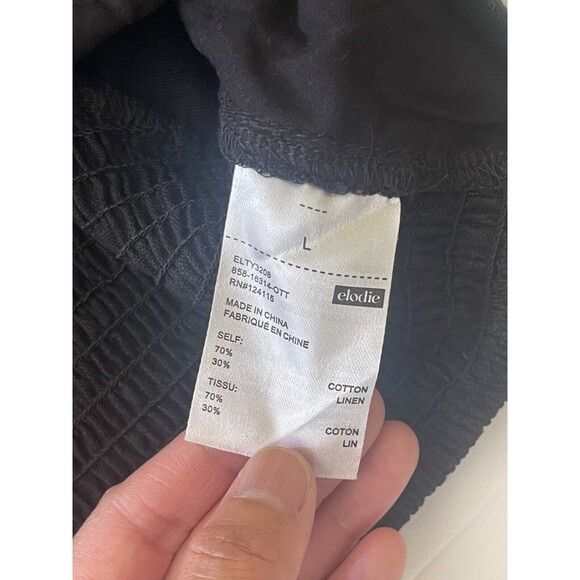 NWT Women Elodie O-Ring Black Crop Top‎ Summer Wear, Size Large - Picture 8 of 9